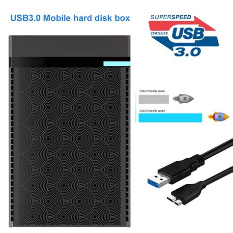 RCT USB 3.0 external HDD enclosure for 2.5” SATA HDD or SSD